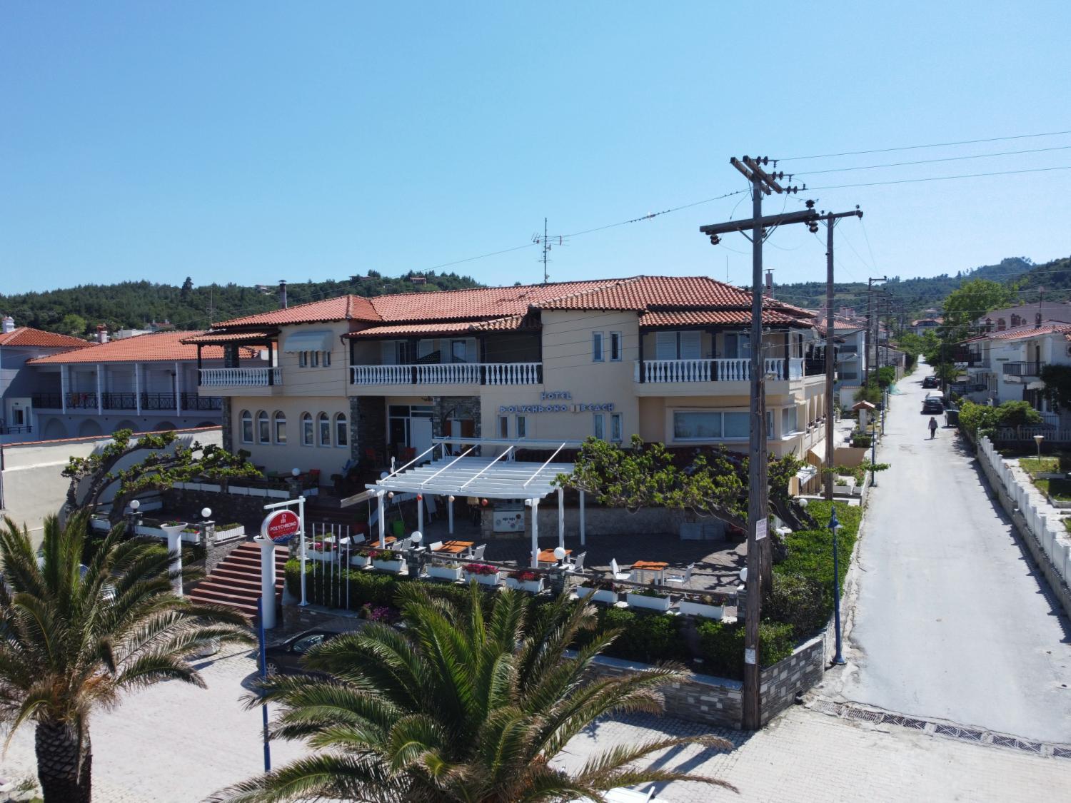 Polychrono Beach Hotel Bagian luar foto